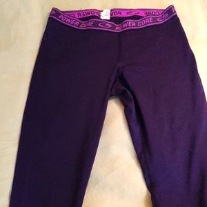 Power Core tights / leggings. Purple. Women's S.